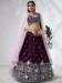 Picture of Beautiful Chiffon & Silk Black Lehenga Choli