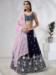 Picture of Ideal Chiffon & Silk Midnight Blue Lehenga Choli