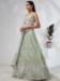 Picture of Chiffon & Silk Dark Sea Green Lehenga Choli