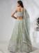 Picture of Chiffon & Silk Dark Sea Green Lehenga Choli