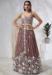 Picture of Classy Chiffon & Silk Dim Gray Lehenga Choli