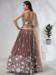 Picture of Classy Chiffon & Silk Dim Gray Lehenga Choli