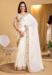 Picture of Superb Organza Off White Saree