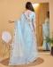 Picture of Resplendent Organza Light Blue Saree