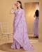 Picture of Fine Organza Medium Orchid Saree