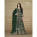 Picture of Good Looking Georgette Dark Green Anarkali Salwar Kameez