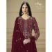 Picture of Pleasing Georgette Maroon Anarkali Salwar Kameez