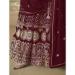 Picture of Pleasing Georgette Maroon Anarkali Salwar Kameez