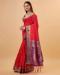 Picture of Excellent Silk Crimson Saree