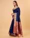 Picture of Superb Silk Midnight Blue Saree