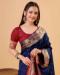 Picture of Superb Silk Midnight Blue Saree