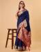 Picture of Superb Silk Midnight Blue Saree