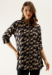 Picture of Ideal Rayon & Cotton Navy Blue Kurtis And Tunic