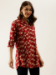 Picture of Wonderful Rayon & Cotton Maroon Kurtis And Tunic