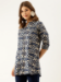 Picture of Ideal Rayon & Cotton Dark Grey Kurtis And Tunic