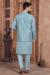 Picture of Pleasing Silk Light Steel Blue Kurtas