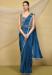 Picture of Marvelous Crepe & Satin & Silk Steel Blue Saree