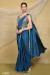 Picture of Marvelous Crepe & Satin & Silk Steel Blue Saree