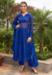 Picture of Well Formed Georgette Navy Blue Readymade Salwar Kameez