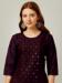 Picture of Magnificent Cotton Dark Magenta Readymade Salwar Kameez