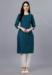 Picture of Superb Cotton Midnight Blue Kurtis & Tunic