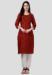 Picture of Pretty Cotton Maroon Kurtis & Tunic