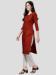 Picture of Pretty Cotton Maroon Kurtis & Tunic