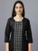 Picture of Fine Cotton Black Kurtis & Tunic