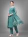 Picture of Pretty Cotton Cadet Blue Readymade Salwar Kameez