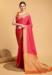 Picture of Enticing Silk Dark Salmon Saree