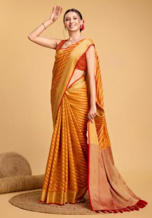 Picture of Statuesque Silk Chocolate Saree