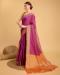 Picture of Graceful Silk Purple Saree