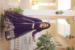 Picture of Well Formed Georgette Purple Readymade Gown