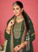 Picture of Chiffon & Georgette Sea Green Straight Cut Salwar Kameez