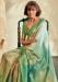 Picture of Comely Chiffon Dark Sea Green Saree