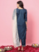 Picture of Admirable Silk Dark Slate Grey Readymade Salwar Kameez