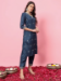 Picture of Admirable Silk Dark Slate Grey Readymade Salwar Kameez