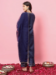 Picture of Marvelous Silk Navy Blue Readymade Salwar Kameez