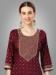 Picture of Sightly Silk Maroon Readymade Salwar Kameez