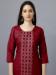 Picture of Enticing Cotton Maroon Kurtis & Tunic