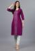 Picture of Delightful Cotton Purple Kurtis & Tunic