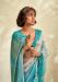 Picture of Fine Chiffon Steel Blue Saree