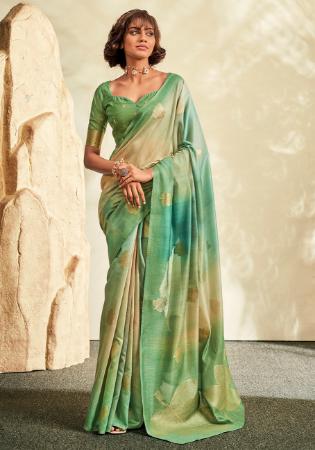 Picture of Marvelous Chiffon Dark Khaki Saree