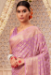 Picture of Delightful Silk Pale Violet Red Saree