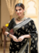 Picture of Pretty Silk Black Saree