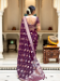 Picture of Enticing Silk Dark Magenta Saree