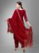 Picture of Well Formed Cotton Maroon Readymade Salwar Kameez