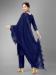 Picture of Stunning Cotton Midnight Blue Readymade Salwar Kameez