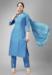 Picture of Classy Cotton Steel Blue Readymade Salwar Kameez