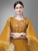 Picture of Cotton Dark Golden Rod Readymade Salwar Kameez